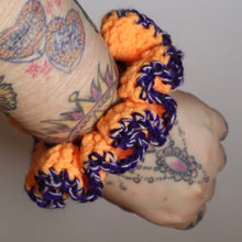 Load image into Gallery viewer, Halloween Treat Crochet Scrunchie
