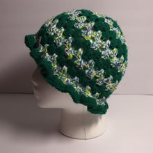 Load image into Gallery viewer, Deep In The Forest Crochet Frilly Bucket Hat
