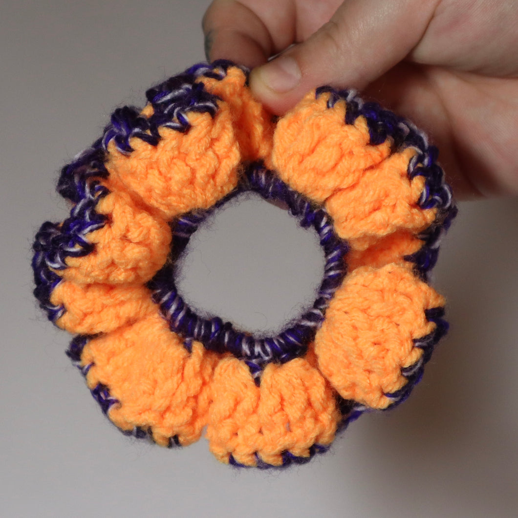 Halloween Treat Crochet Scrunchie