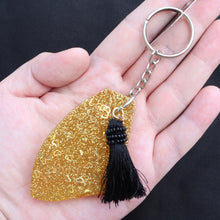 Load image into Gallery viewer, Heart of Gold Resin Halloween Keychain
