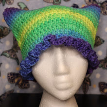 Load image into Gallery viewer, Witch’s Gradient Frilly Cat Hat

