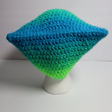 Load image into Gallery viewer, Sour Neon Rave Crochet Cat Hat
