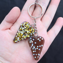 Load image into Gallery viewer, Star to my Moon Resin Halloween Keychain
