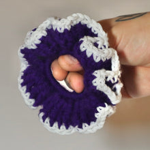 Load image into Gallery viewer, Purple Potion Crochet Scrunchie
