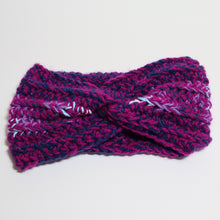 Load image into Gallery viewer, Purple Clouds Crochet Headband
