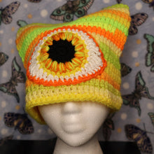 Load image into Gallery viewer, Citrus Cyclops Eyeball Cat Hat
