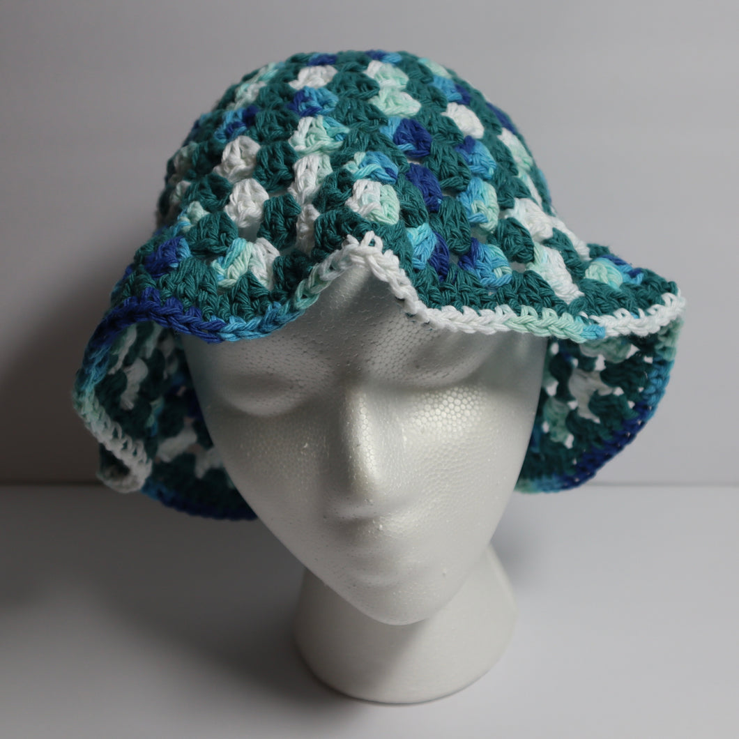 Sea Lion Splash Crochet Bucket Hat