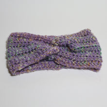 Load image into Gallery viewer, Purple Twist Crochet Headband
