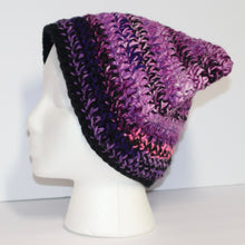 Load image into Gallery viewer, Blackberry Pie Crochet Cat Hat
