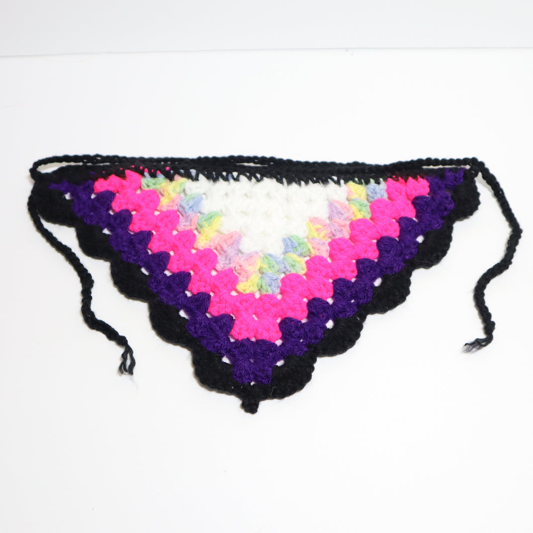 Cool Geode Crochet Bandana