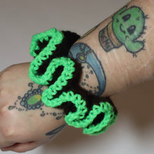 Load image into Gallery viewer, Coffee Witch Crochet Scrunchie
