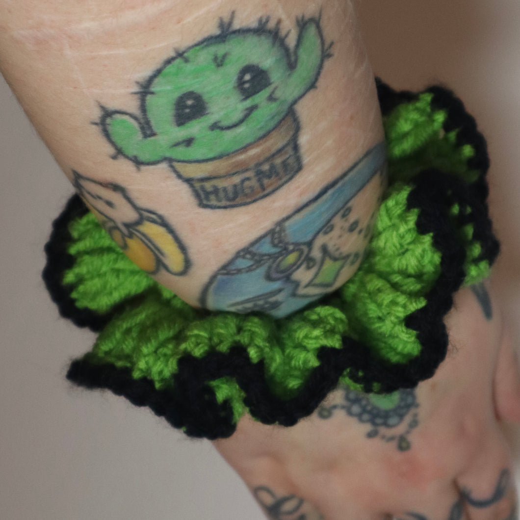 Goblin Warts Crochet Scrunchie