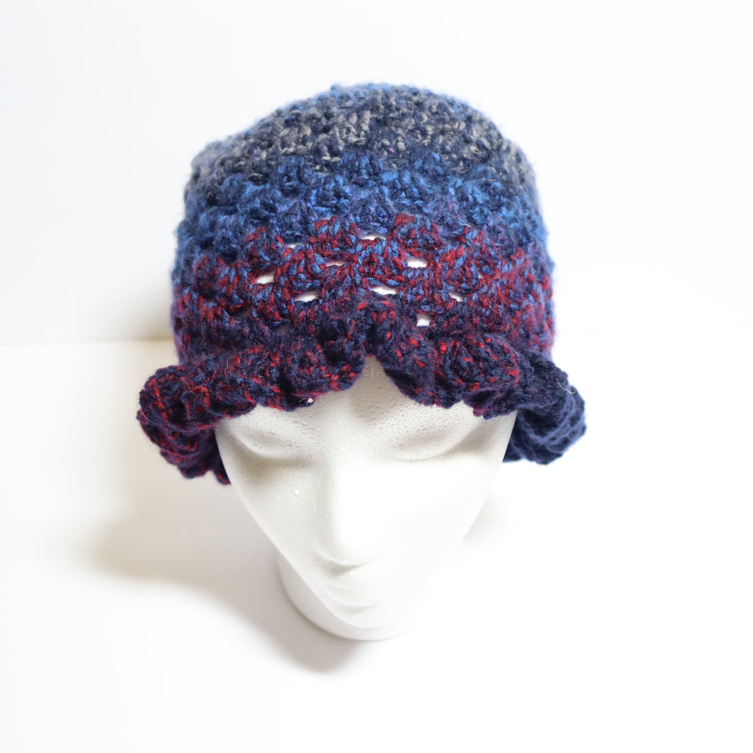 Winter Berry Crochet Bucket Hat