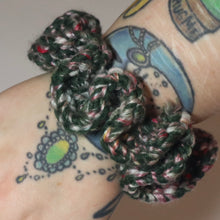 Load image into Gallery viewer, Forest Flower Crochet Scrunchie
