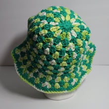 Load image into Gallery viewer, Lucky Clover Crochet Bucket Hat
