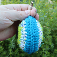 Load image into Gallery viewer, Fuzzy Costume Puffy Evil Eye Keychain

