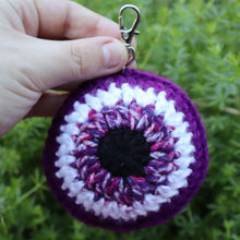 Load image into Gallery viewer, Berry Witch Puffy Evil Eye Keychain

