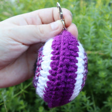 Load image into Gallery viewer, Berry Witch Puffy Evil Eye Keychain
