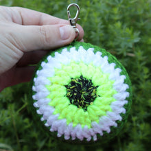 Load image into Gallery viewer, Glow Slime Puffy Evil Eye Keychain
