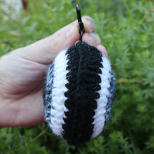 Load image into Gallery viewer, Spooky Shadow Puffy Evil Eye Keychain

