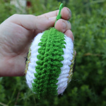 Load image into Gallery viewer, Dragon Scales Puffy Evil Eye Keychain

