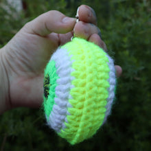 Load image into Gallery viewer, Glow Party Puffy Evil Eye Keychain
