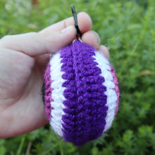 Load image into Gallery viewer, Berry Boo Puffy Evil Eye Keychain

