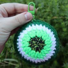 Load image into Gallery viewer, Goblin Watcher Puffy Evil Eye Keychain
