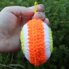 Load image into Gallery viewer, Halloween Candy Puffy Evil Eye Keychain
