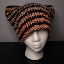 Load image into Gallery viewer, Teddy Bear Fall Crochet Cat Hat
