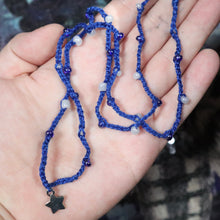 Load image into Gallery viewer, Midnight Sky Crochet Beaded Necklace
