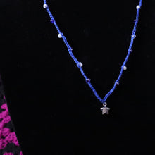 Load image into Gallery viewer, Midnight Sky Crochet Beaded Necklace

