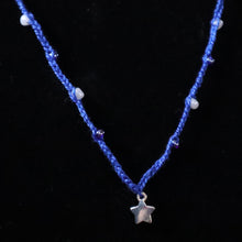 Load image into Gallery viewer, Midnight Sky Crochet Beaded Necklace

