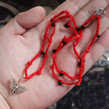 Load image into Gallery viewer, Skull Warrior Crochet Beaded Necklace
