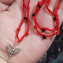 Load image into Gallery viewer, Skull Warrior Crochet Beaded Necklace
