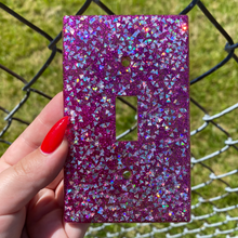 Load image into Gallery viewer, Pink Holo Light Switch Cover💖
