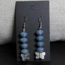 Load image into Gallery viewer, Sky Gray Butterfly Earrings🌥
