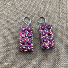 Load image into Gallery viewer, Confetti Glitter Lego Earrings🎉

