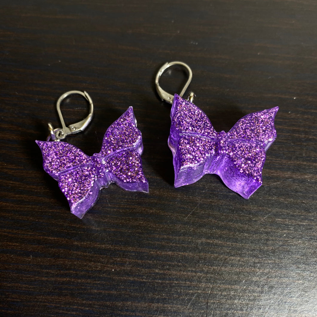 Purple Butterfly Earrings💜 🦋