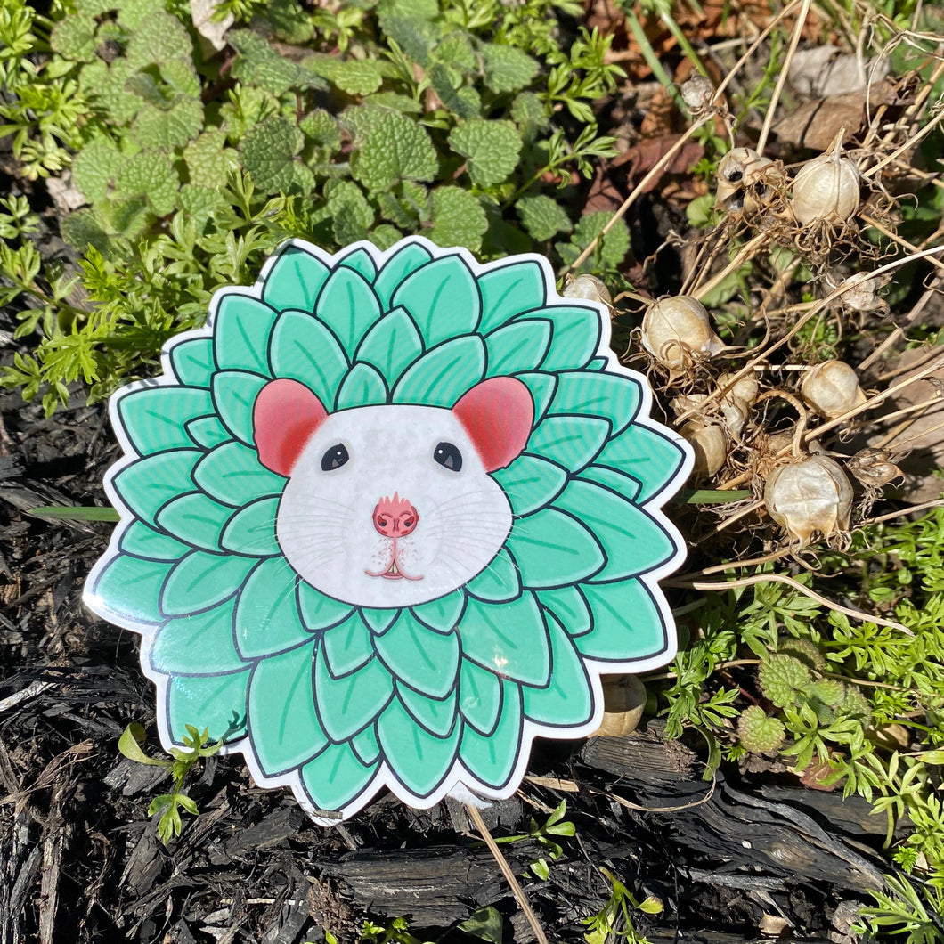 Succulent Rat Sticker🐁🪴