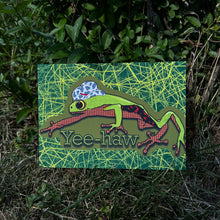 Load image into Gallery viewer, Yee-Haw Froggo 5x7 Art Print by Alexis Kennedy
