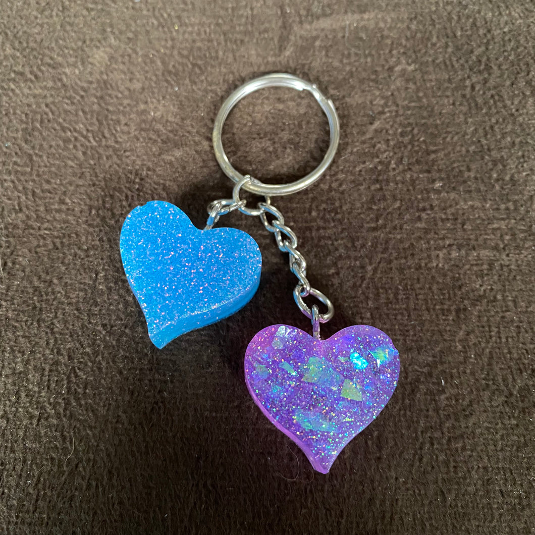 Heart Keychain💜💗