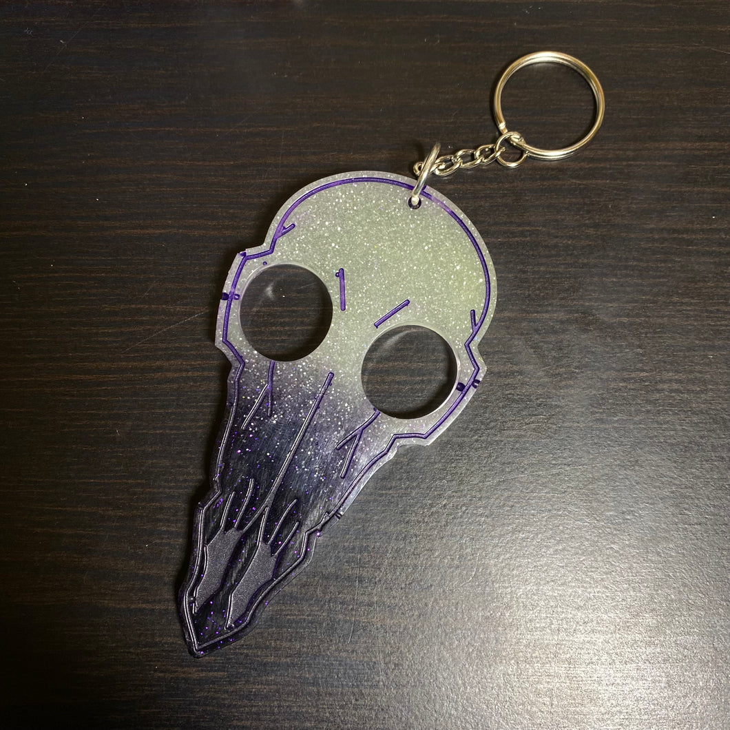 Deep Glow Plague Mask Self Defense Keychain☸️