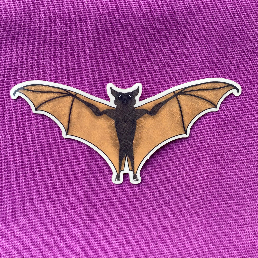 Flying Bat Clear Sticker🦇