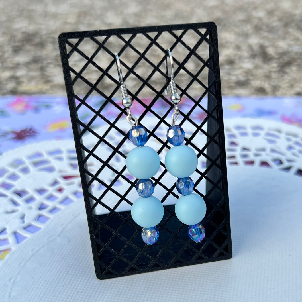 Dainty Light Blue Earrings