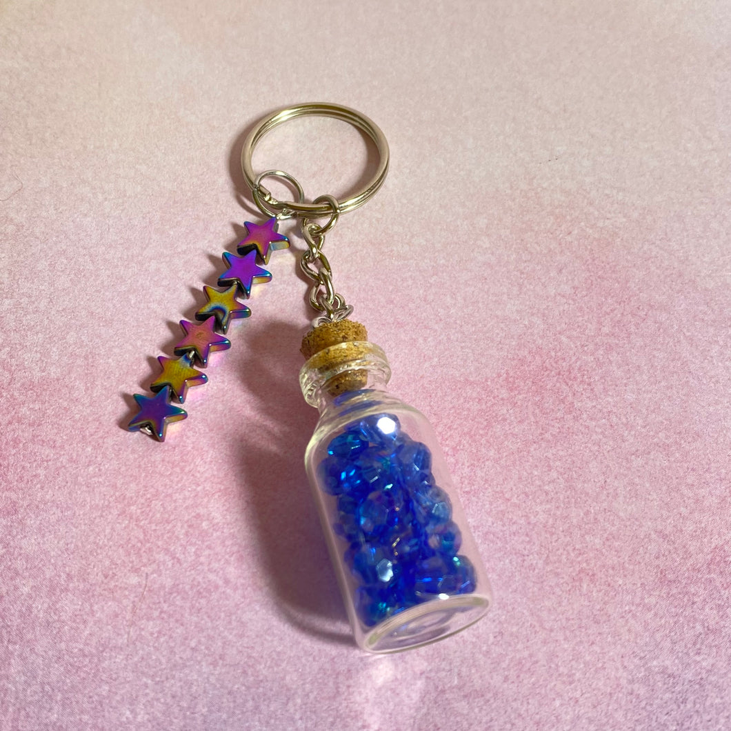 2 Blue 4 You Bottle Keychain