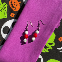 Load image into Gallery viewer, Spooky Crackle Earrings⚡️
