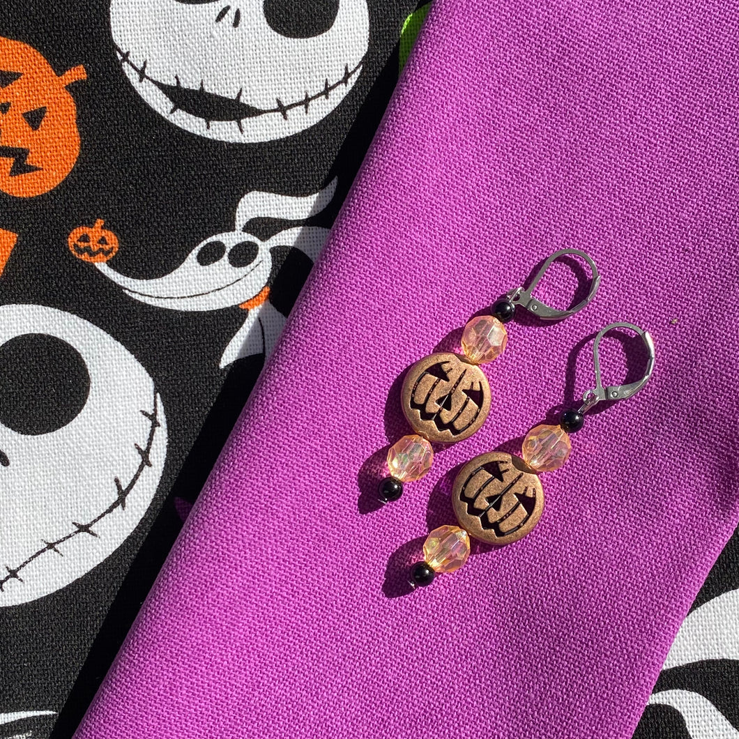 Jack-o-Lantern Earrings🎃