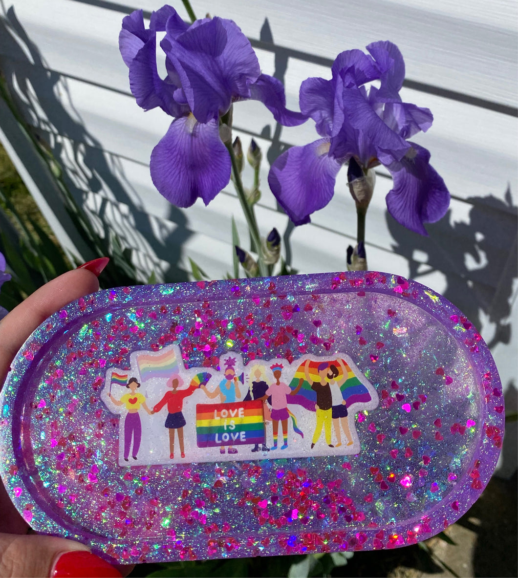 Love Is Love Sparkle Tray🌈