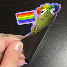 Load image into Gallery viewer, Pride Kermit the Frog Magnet🌈✨
